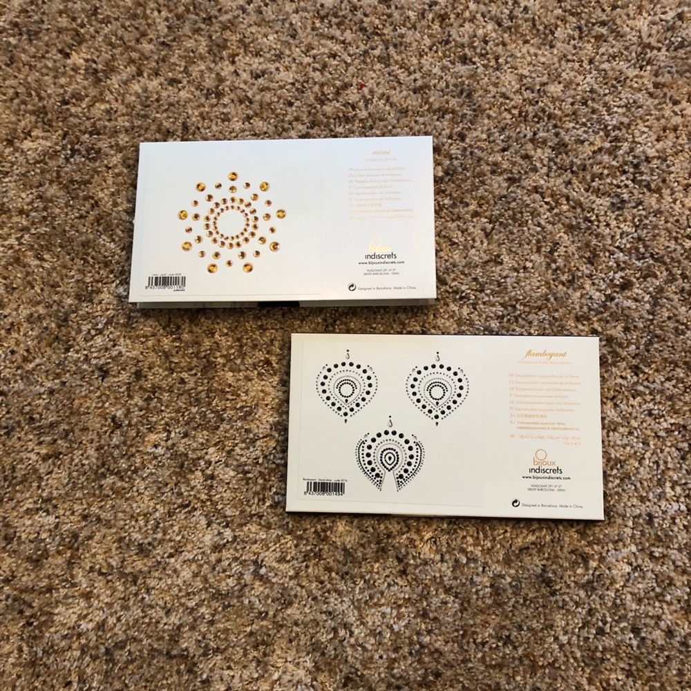 Rhinestone Body Decorations(2 Sets) - Gem